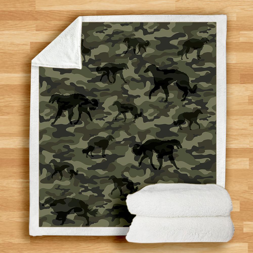Borzoi Camo Blanket Borzoi Camo Blanket