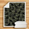 British Shorthair Cat Camo Blanket
