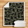 Bull Terrier Camo Blanket