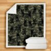Cairn Terrier Camo Blanket