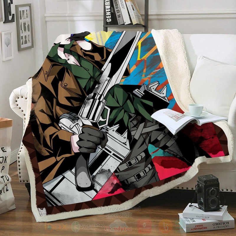 Capt Levi Custom Throw Blanket Capt Levi Custom Throw Blanket