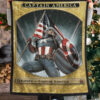 Captain America American Flag Fleece Blanket