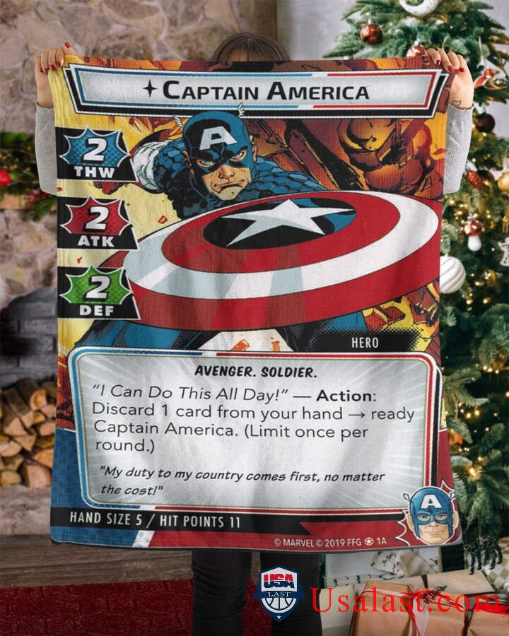 Captain America Avengers Soldier Fleece Blanket Captain America Avengers Soldier Fleece Blanket