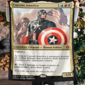 Captain America Im With You Until The End Of The Line Fleece Blanket
