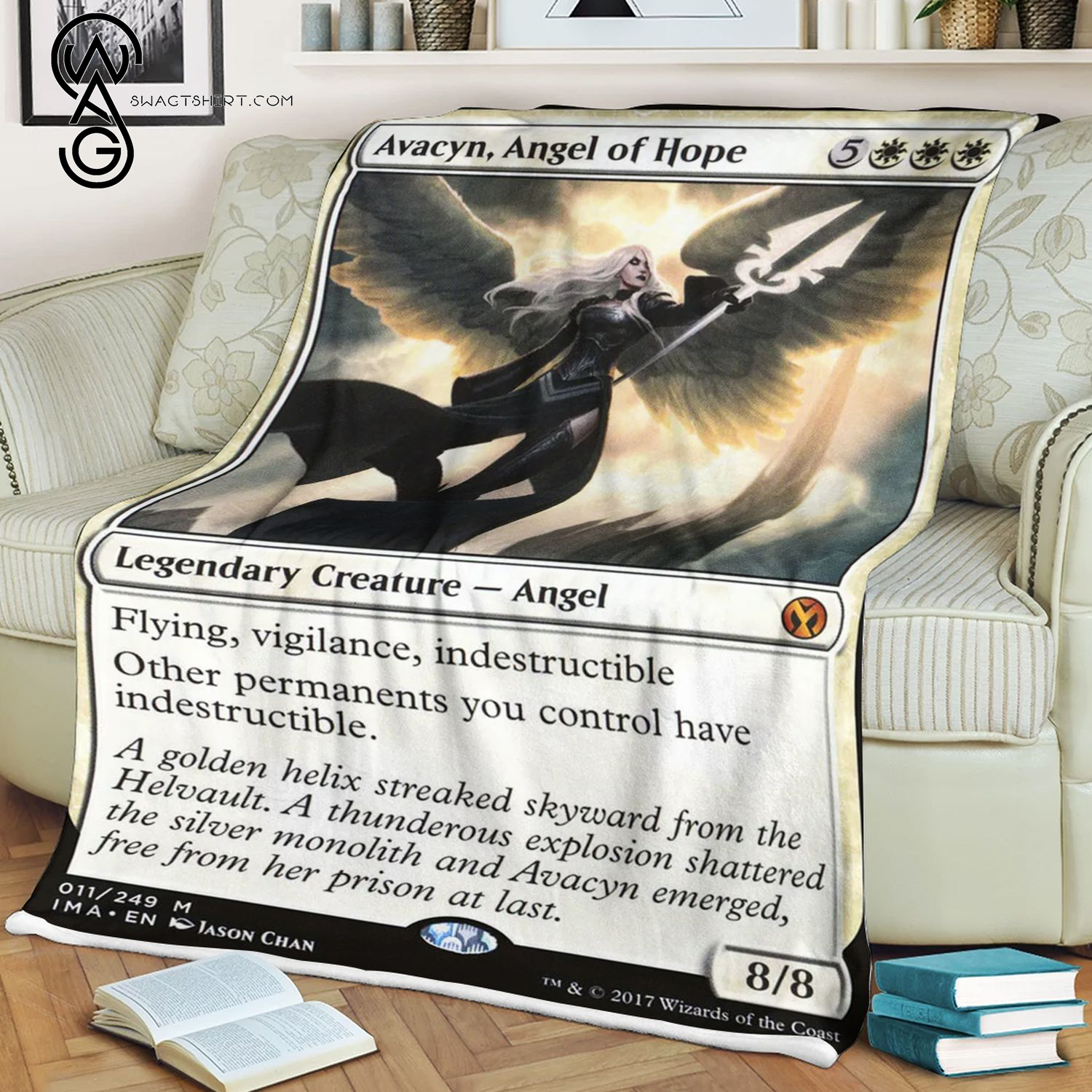 Card Avacyn Angel Of Hope Game Magic The Gathering Blanket Card Avacyn Angel Of Hope Game Magic The Gathering Blanket