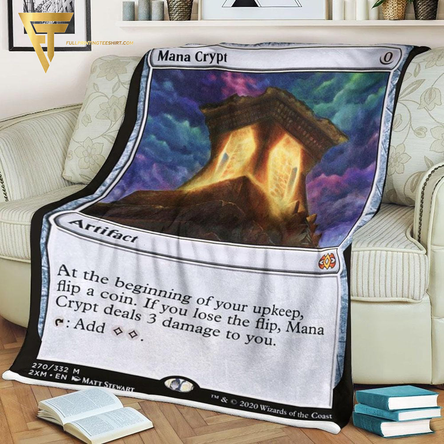 Card Game Magic The Gathering Mana Crypt Blanket Card Game Magic The Gathering Mana Crypt Blanket