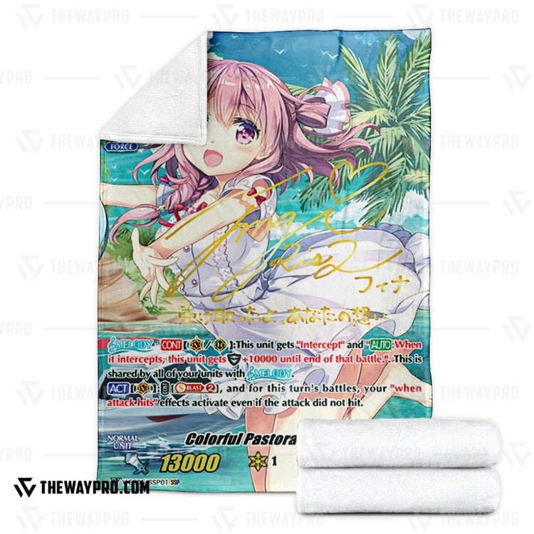 Cardfight Vanguard Colorful Pastorale Fina Rainbow Blanket Cardfight Vanguard Colorful Pastorale Fina Rainbow Blanket