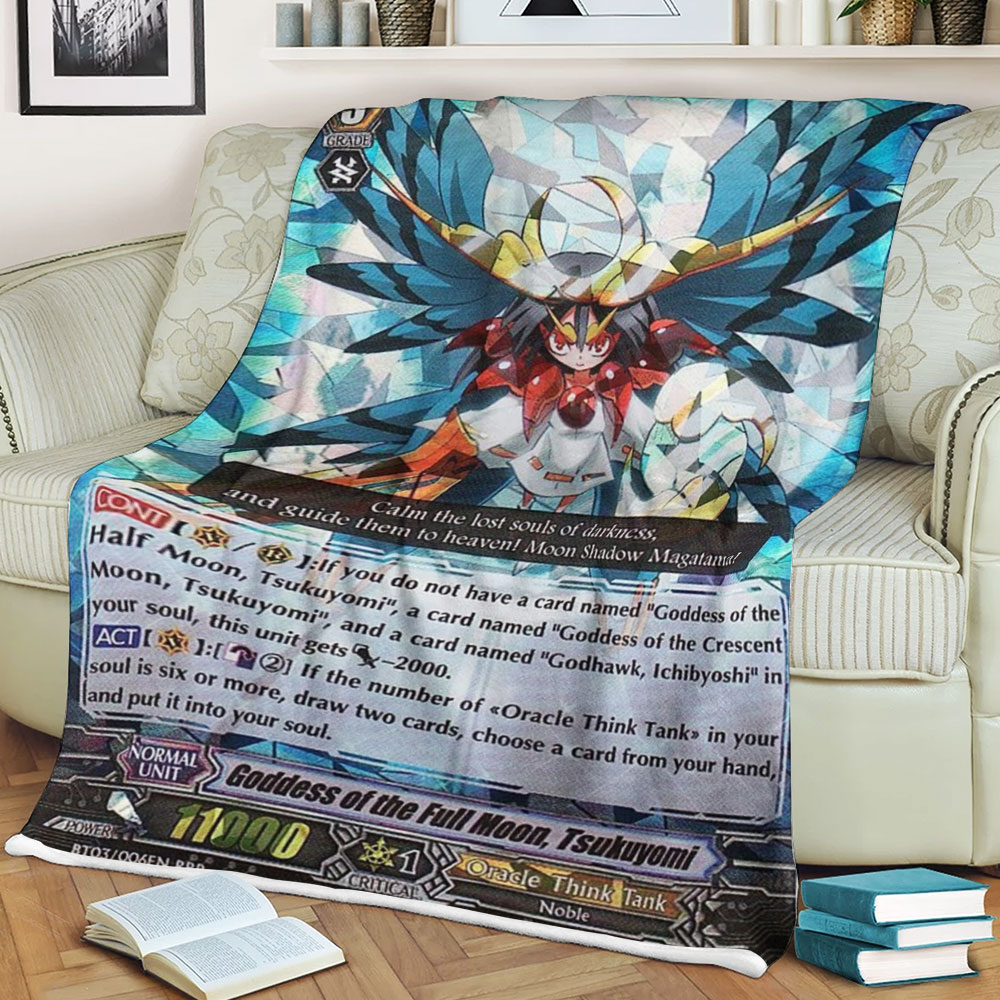 Cardfight Vanguard Goddess Of The Full Moon Tsukuyomi Blanket Cardfight Vanguard Goddess Of The Full Moon Tsukuyomi Blanket
