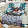 Cardfight Vanguard Goddess Of The Full Moon Tsukuyomi Sherpa Blanket