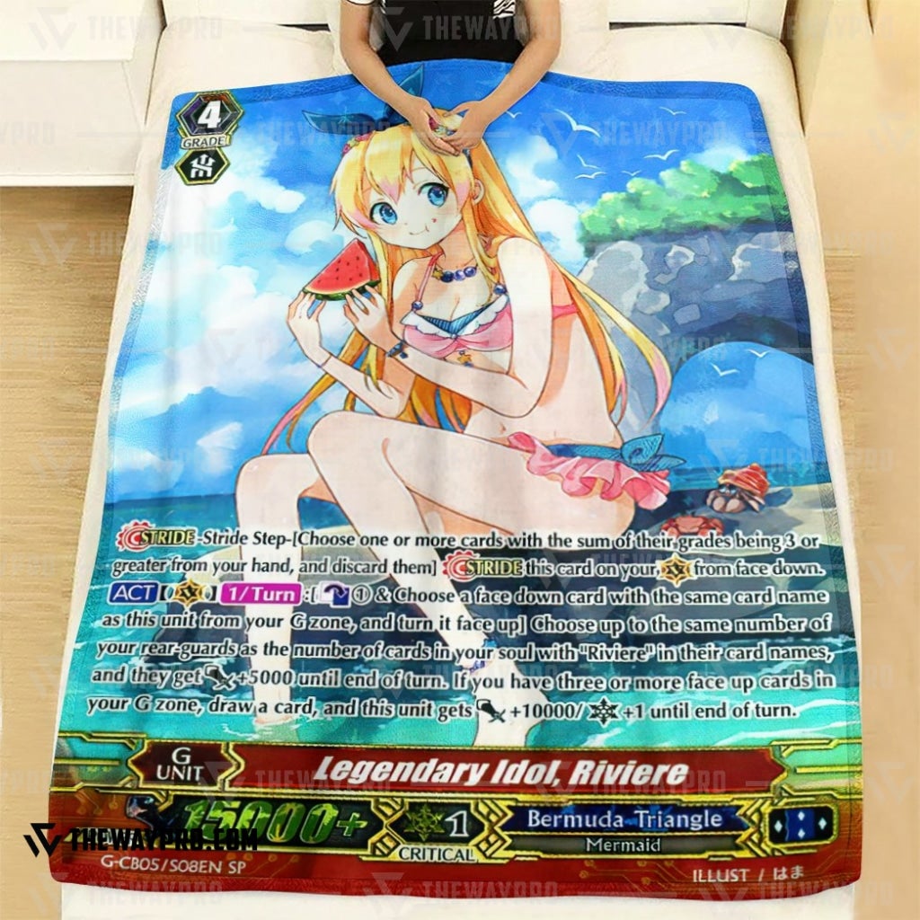 Cardfight Vanguard Legendary Idol Riviere Blanket Cardfight Vanguard Legendary Idol Riviere Blanket
