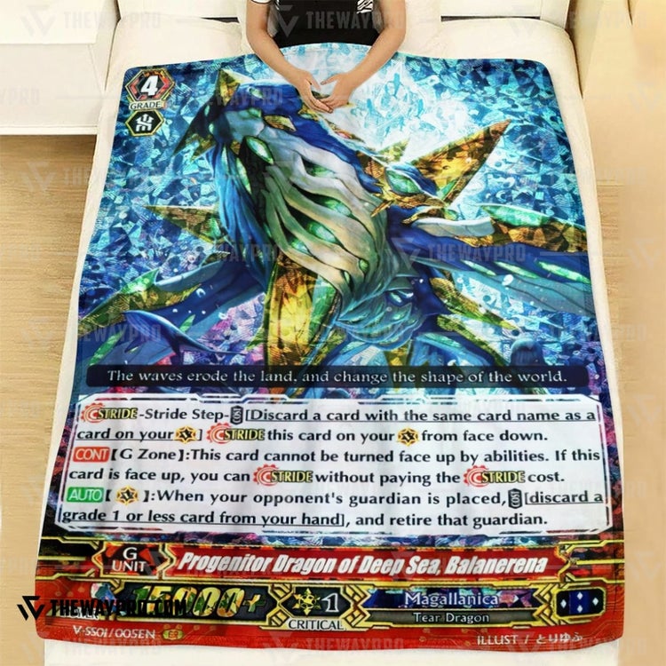 Cardfight Vanguard Progenitor Dragon Of Deep Sea Balanerena Blanket Cardfight Vanguard Progenitor Dragon Of Deep Sea Balanerena Blanket