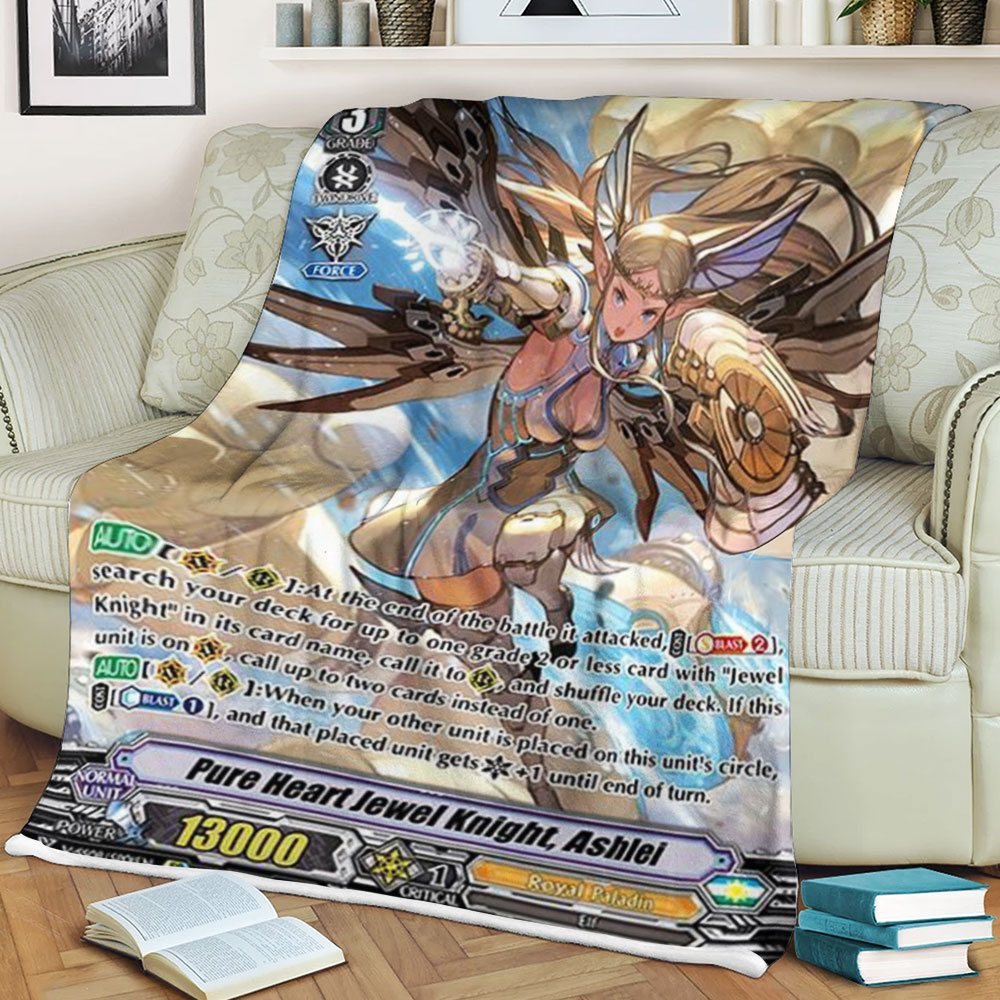 Cardfight Vanguard Pure Heart Jewel Knight Ashlei Sp Sherpa Blanket Cardfight Vanguard Pure Heart Jewel Knight Ashlei Sp Sherpa Blanket