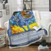 Cerulean Sacred Phoenix Of Nephthys Blanket