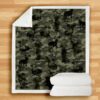 Chinese Crested Camo Blanket