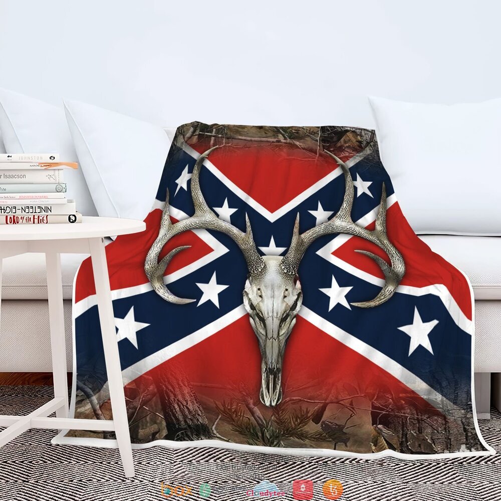 Confederate Deer Hunting Blanket 2 Confederate Deer Hunting Blanket 2