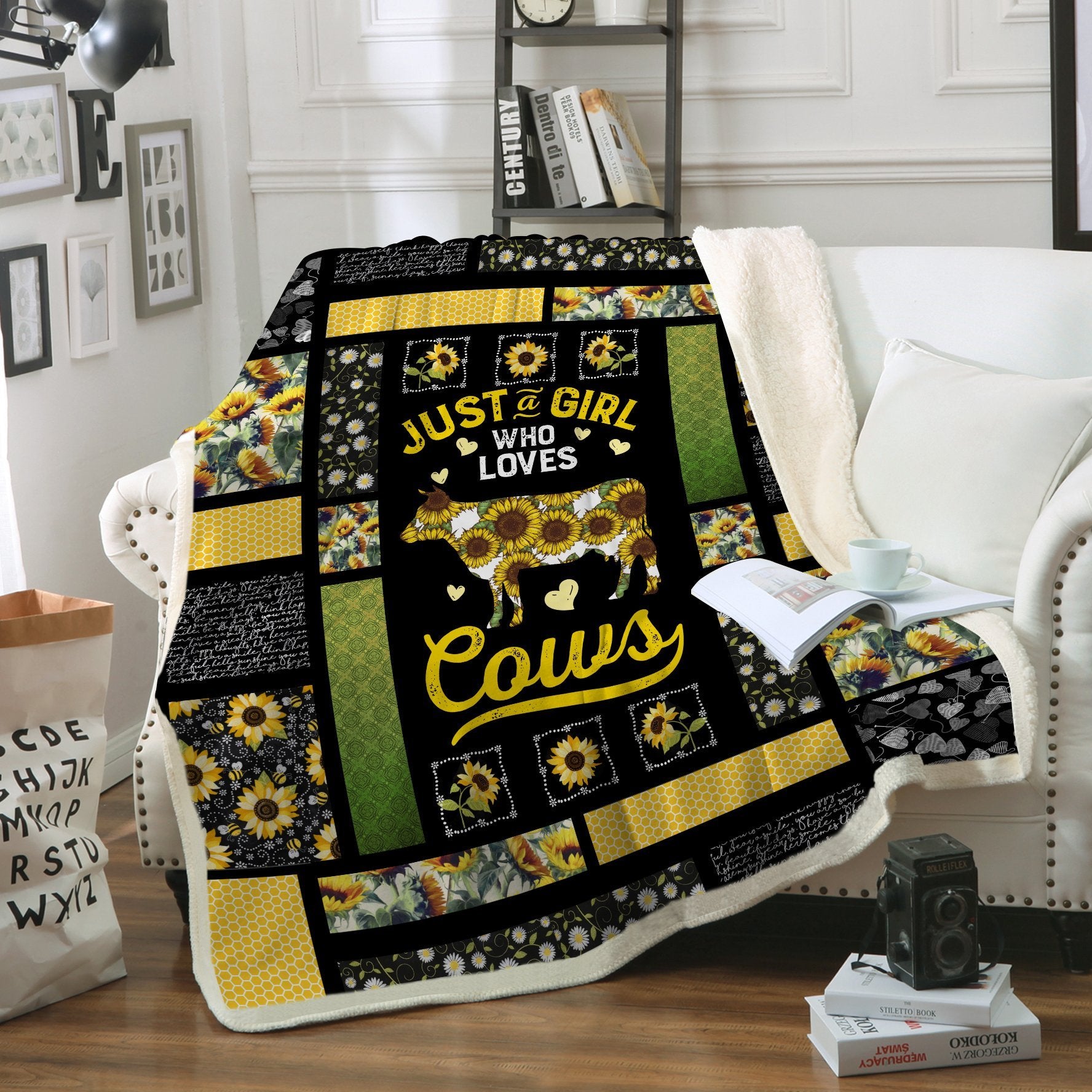 Cow Just A Girl Who Loves Cows Blanket Cow Just A Girl Who Loves Cows Blanket