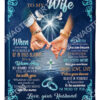 Cross To My Wife Follow Your Dreams Im Proud Of You Blanket