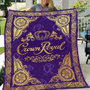 Crown Royal Deluxe Whisky Blanket Quilt