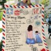Custom Name Air Mail To My Mom I Will Always Be Your I Love You Your Son Blanket
