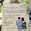 Custom Name Love Air Mail To My Awesome Wife The Day I Met You I Found My Missing Piece Your Husband Blanket