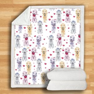 Cute Bedlington Terrier Blanket