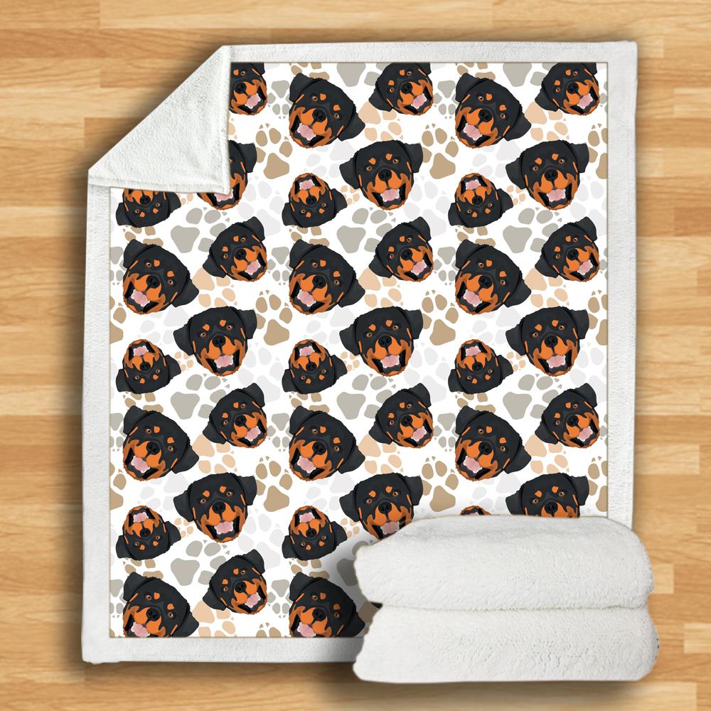 Cute Rottweiler Blanket Cute Rottweiler Blanket