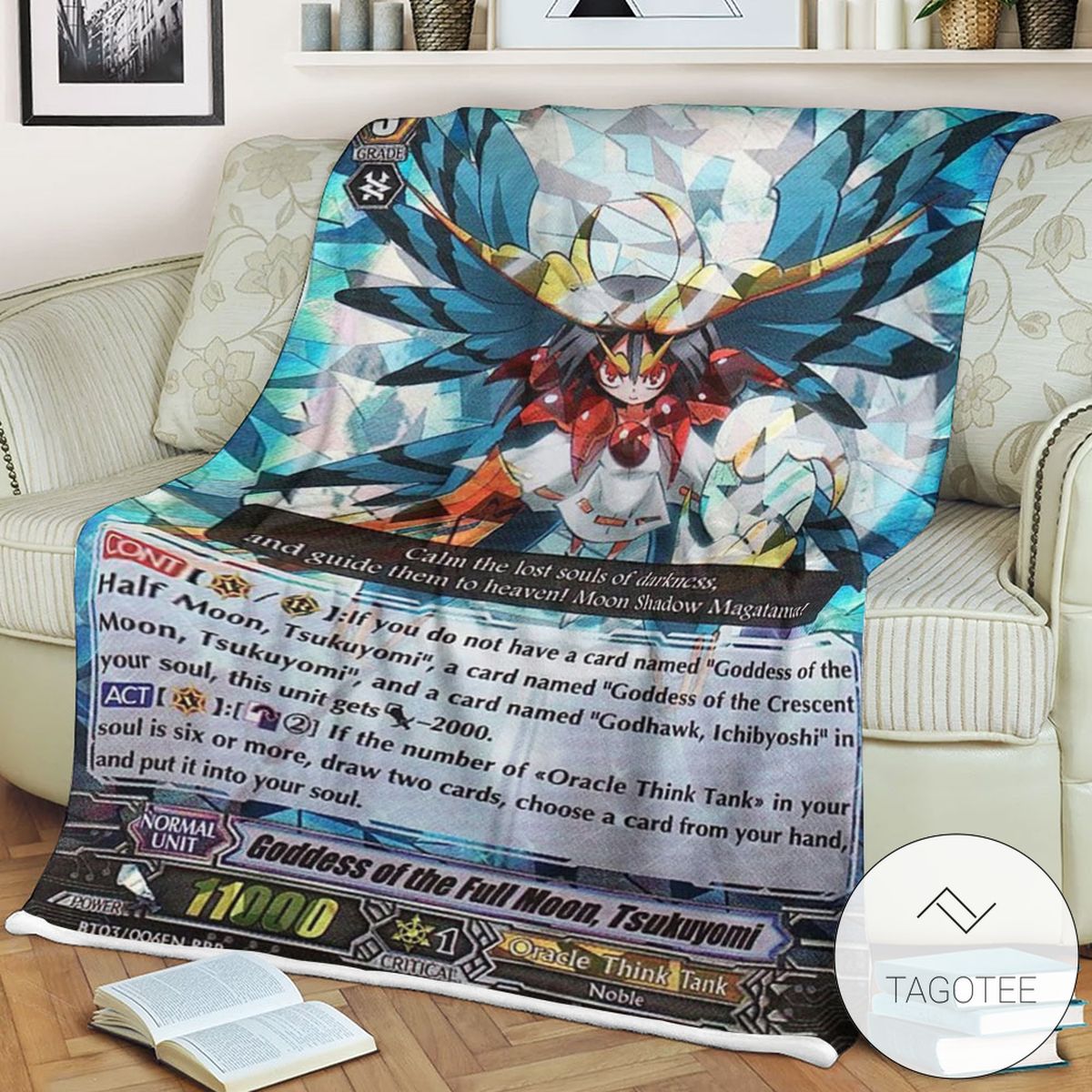 Cv Goddess Of The Full Moon Tsukuyomi Cardfight Vanguard Blanket Tagotee Cv Goddess Of The Full Moon Tsukuyomi Cardfight Vanguard Blanket Tagotee