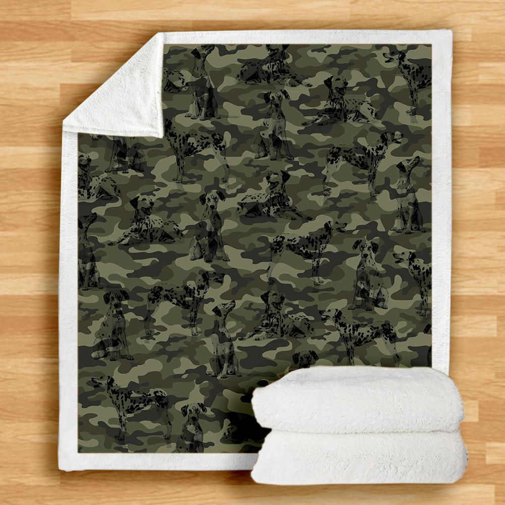 Dalmatian Camo Blanket Dalmatian Camo Blanket