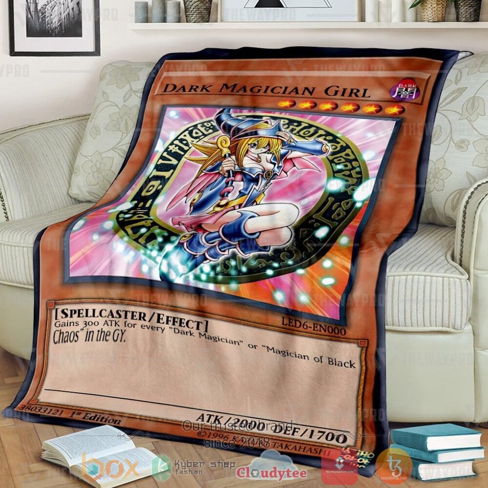 Dark Magician Girl Custom Soft Blanket Dark Magician Girl Custom Soft Blanket