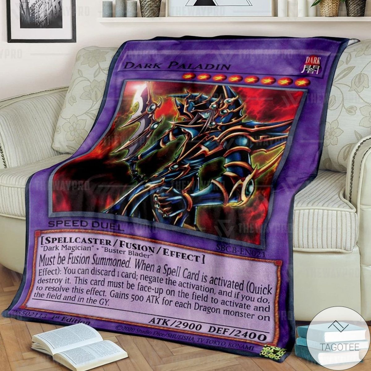 Dark Paladin Card Custom Blanket Dark Paladin Card Custom Blanket