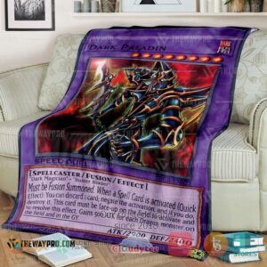 Dark Paladin Card Soft Blanket