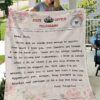 Dear Mom There Are No Words Good Enough To Express How Much I Love You Your Daughter Blanket
