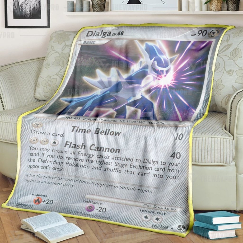 Dialga Great Encounters Pokemon Blanket Dialga Great Encounters Pokemon Blanket