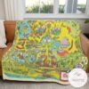 Disneyland Park Magic Kingdom Map Blanket
