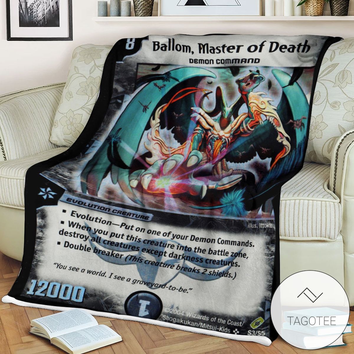 Dm Ballom Master Of Death Duel Masters Sherpa Blanket Tagotee Dm Ballom Master Of Death Duel Masters Sherpa Blanket Tagotee