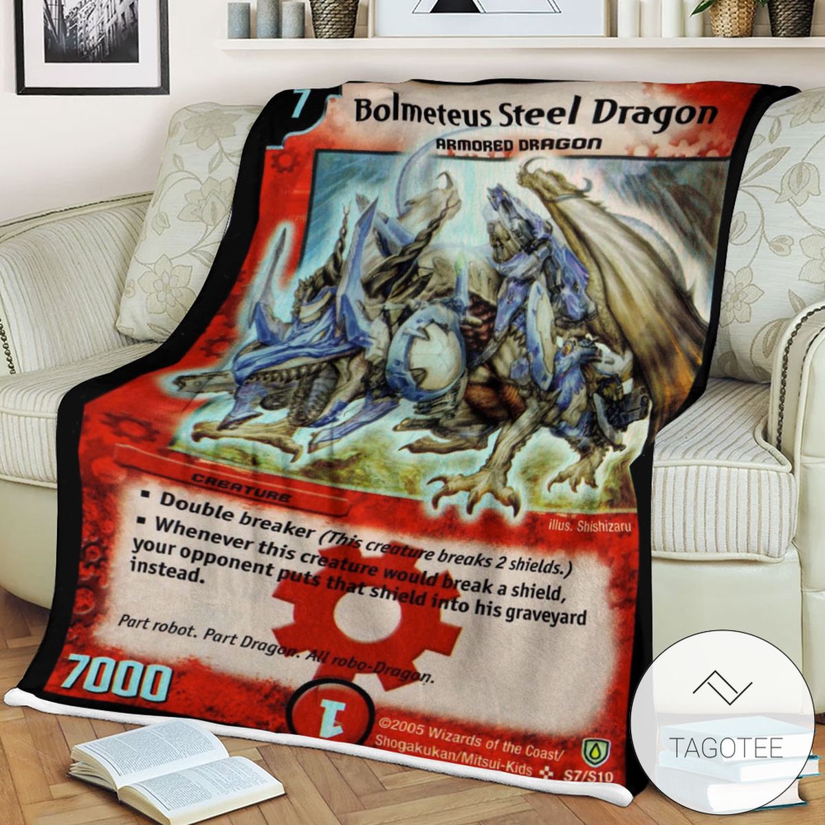 Dm Bolmeteus Steel Dragon Duel Masters Sherpa Blanket Dm Bolmeteus Steel Dragon Duel Masters Sherpa Blanket