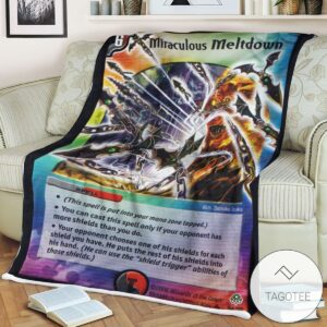 Dm Miraculous Meltdown Duel Masters Sherpa Blanket