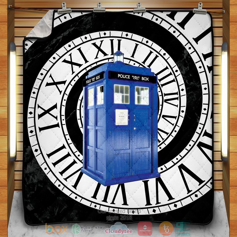 Doctor Who Tardis Quilt Blanket Doctor Who Tardis Quilt Blanket
