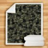 Dogo Argentino Camo Blanket