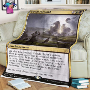 Doom Foretold Game Magic The Gathering Blanket