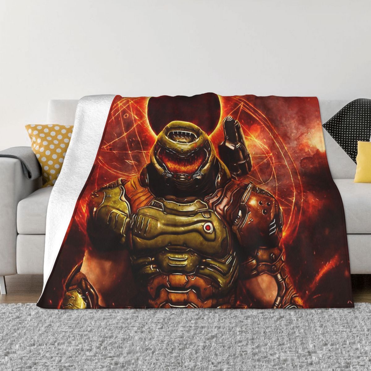 Doom Shooting Game Dota Blanket Doom Shooting Game Dota Blanket