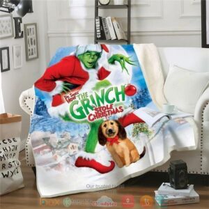 Dr Seus How The Grinch Stole Christmas Blanket