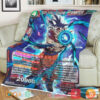 Dragon Ball Son Goku Devine Presence Sherpa Blanket