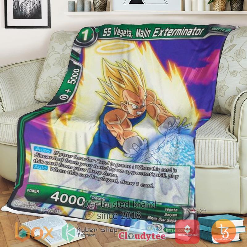 Dragon Ball Ss Vegeta Majin Exterminator Sherpa Blanket Dragon Ball Ss Vegeta Majin Exterminator Sherpa Blanket