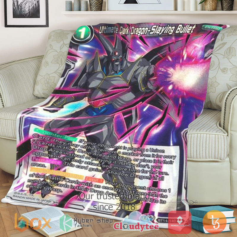 Dragon Ball Ultimate Dark Dragon Slaying Bullet Sherpa Blanket Dragon Ball Ultimate Dark Dragon Slaying Bullet Sherpa Blanket