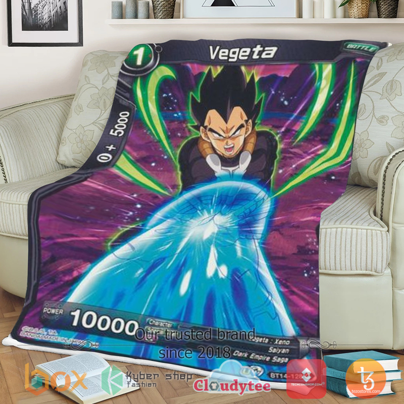 Dragon Ball Vegeta Sherpa Blanket Dragon Ball Vegeta Sherpa Blanket