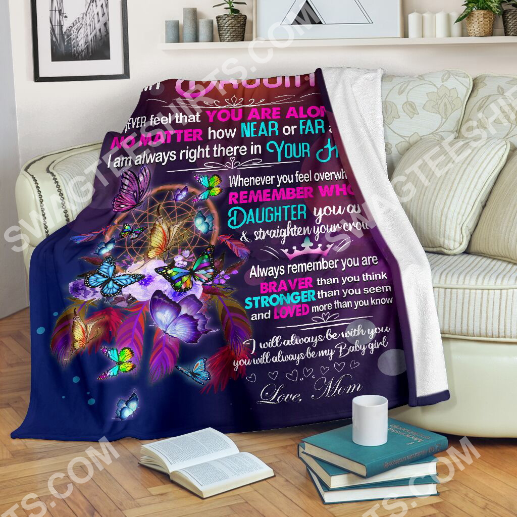 Dreamcatcher And Butterfly To My Daughter I Love You Blanket Dreamcatcher And Butterfly To My Daughter I Love You Blanket