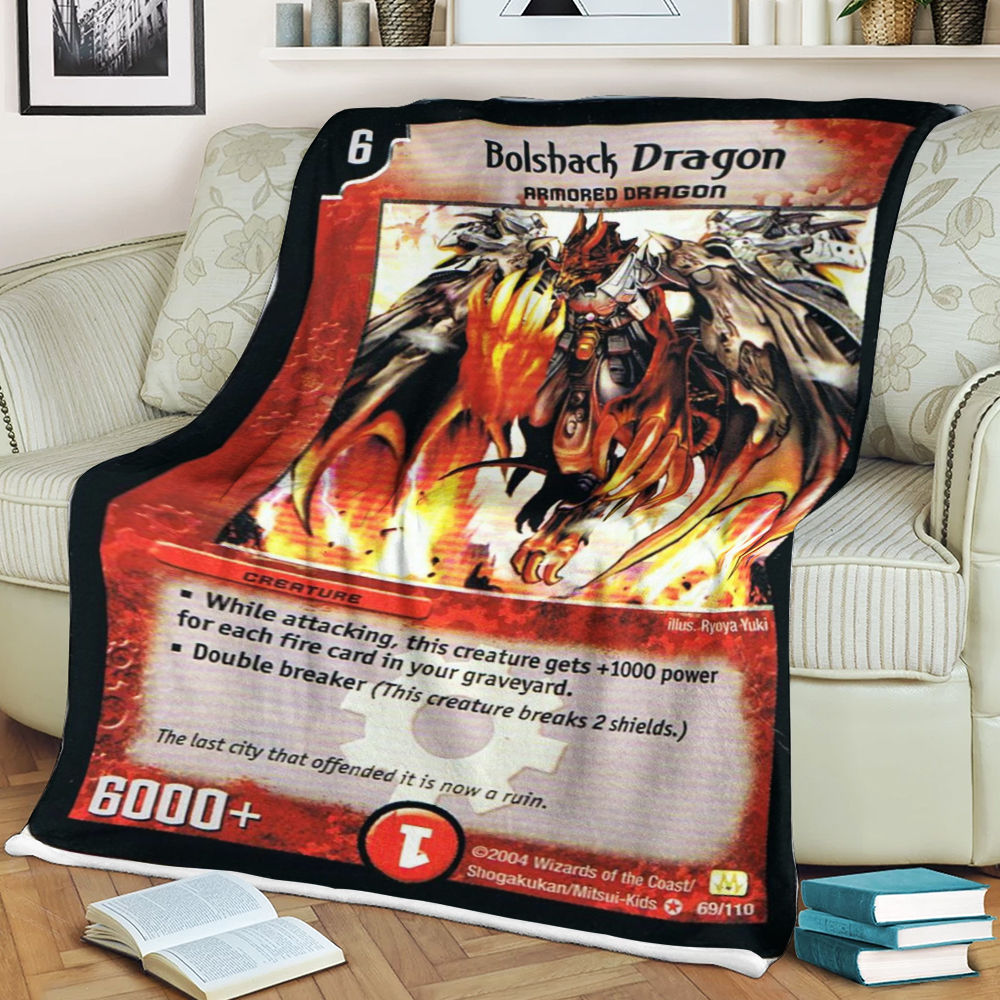 Duel Masters Bolshack Dragon Blanket Duel Masters Bolshack Dragon Blanket
