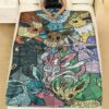 Eevee And Eeveelutions Pokemon Fleece Blanket
