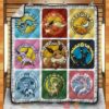 Eeveelutions Quilt Blanket